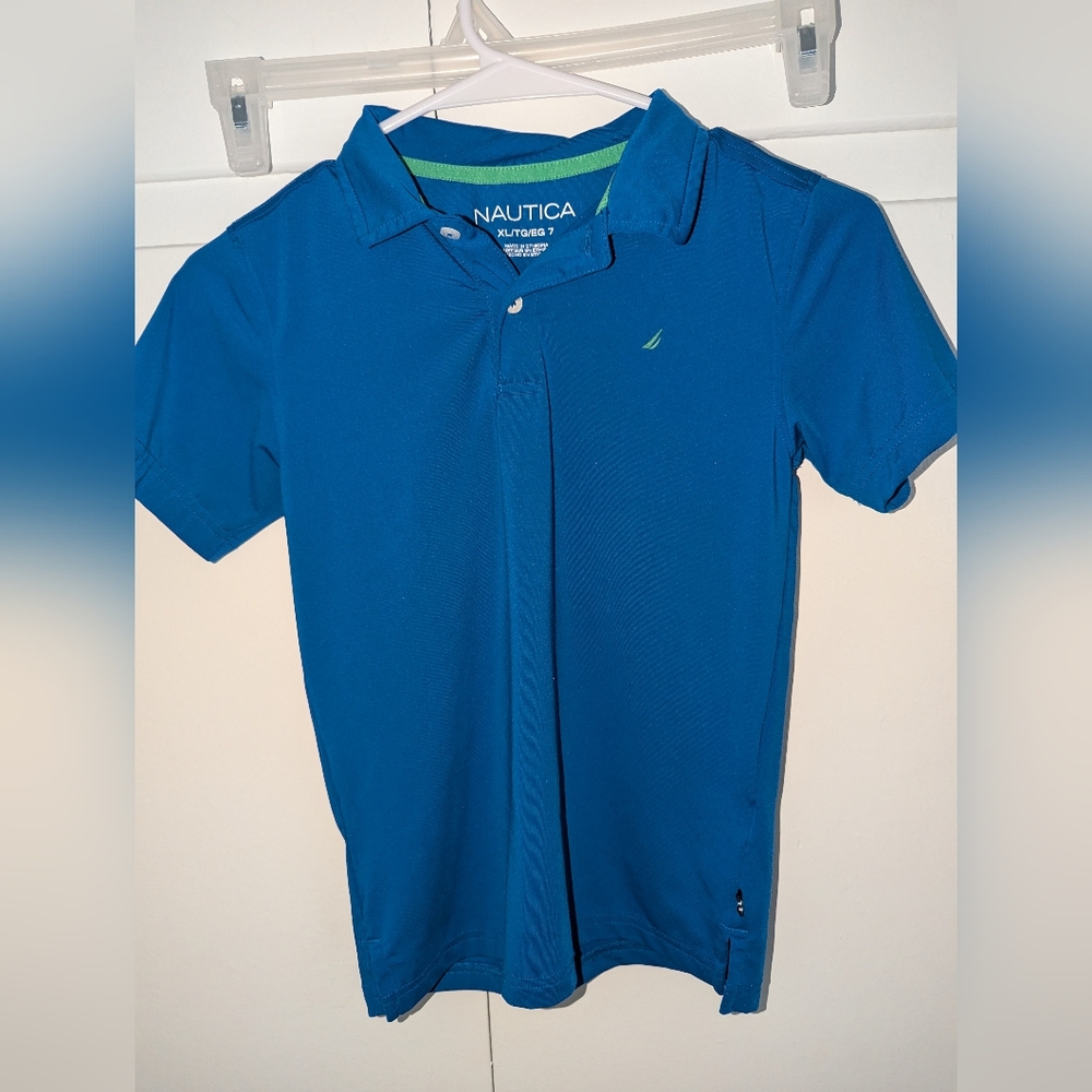 Nautica Vibrant Blue Polo Shirt
